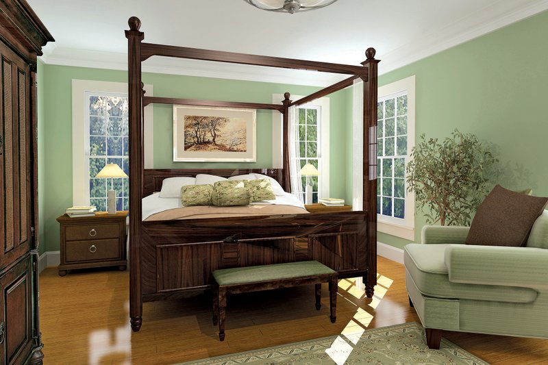 House Plan Design - Interior - Master Bedroom for Country House Plan #929-18 - 4 bed, 3.5 bath