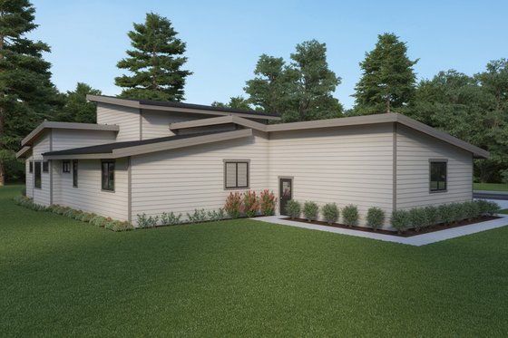Exterior - Other Elevation for Contemporary House Plan #1070-115 - 3 bed, 2.5 bath