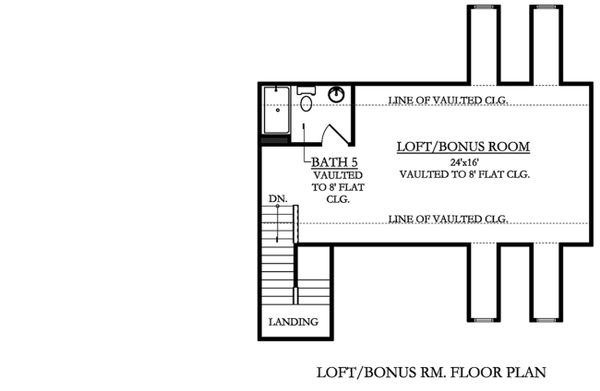 Home Plan - Country Floor Plan - Upper Floor Plan #1058-177