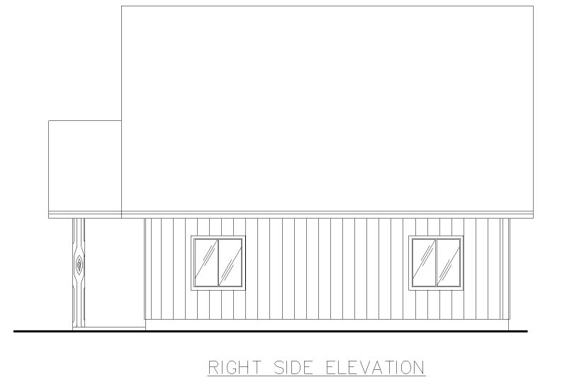 House Design - Exterior - Other Elevation for Traditional House Plan #117-250, 0 bath