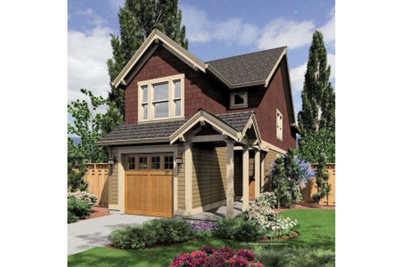 House Plan Design - Craftsman Exterior - Front Elevation Plan #48-376