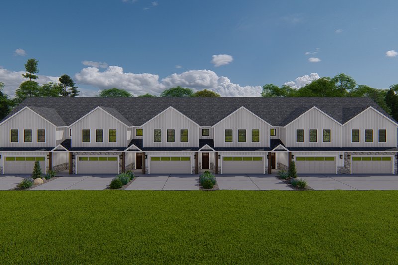 Dream House Plan - Exterior - Front Elevation 6 for Farmhouse House Plan #1060-319 - 18 bed, 12 bath
