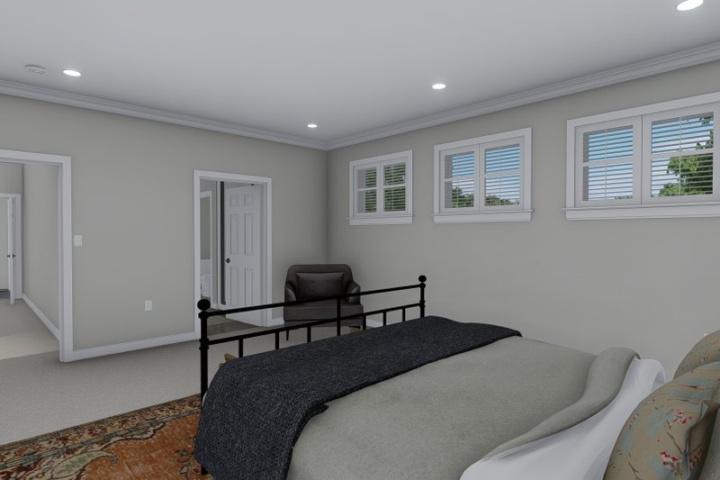 House Design - Interior - Master Bedroom 1 for Ranch House Plan #1060-101 - 3 bed, 2 bath