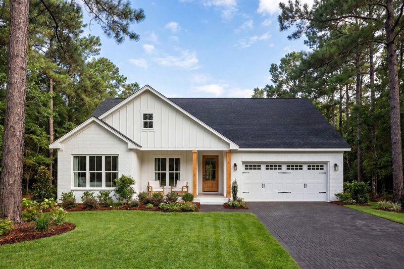 Dream House Plan - Exterior - Front Elevation 10 for Farmhouse House Plan #430-441 - 3 bed, 2 bath