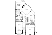 European Style House Plan - 3 Beds 2 Baths 3004 Sq/Ft Plan #141-103 