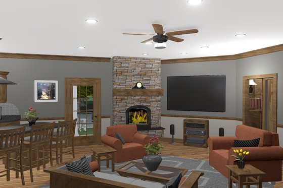 Interior - Other for Craftsman House Plan #56-717 - 3 bed, 3 bath