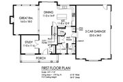 Traditional Style House Plan - 4 Beds 2.5 Baths 2334 Sq/Ft Plan #1010-224 