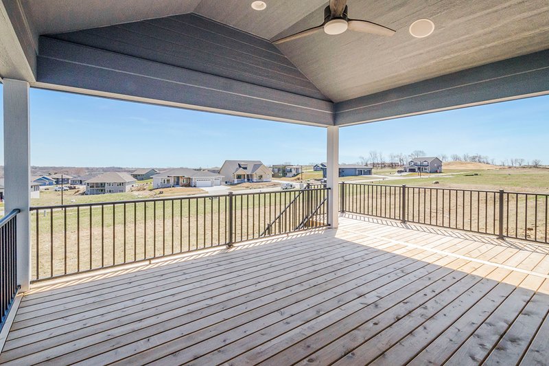 Architectural House Design - Exterior - Covered Porch for Ranch House Plan #70-1484 - 2 bed, 2 bath