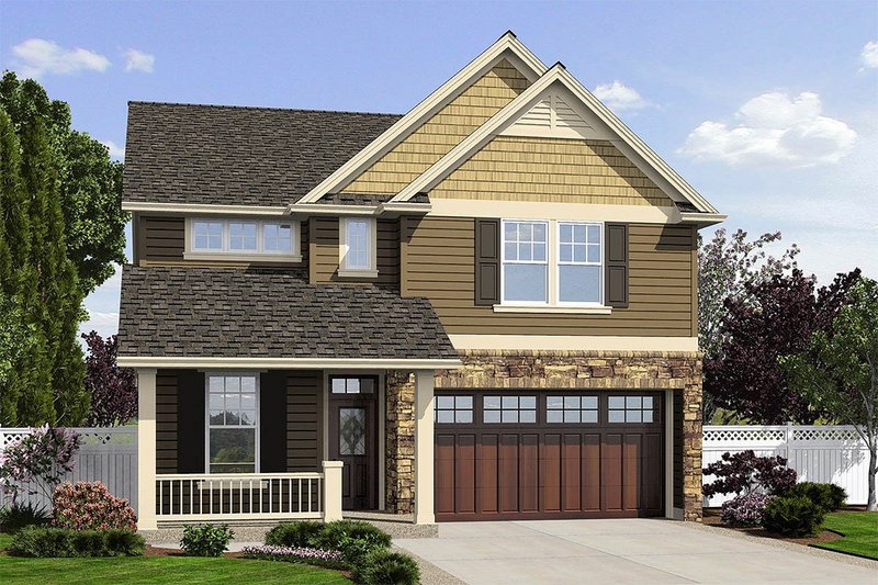 Home Plan - Traditional Exterior - Front Elevation Plan #48-501