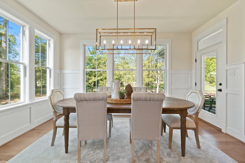 House Plan Design - Interior - Dining Room for Farmhouse House Plan #51-1213 - 4 bed, 3.5 bath