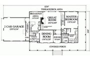 Southern Style House Plan - 3 Beds 2 Baths 2268 Sq/Ft Plan #137-245 