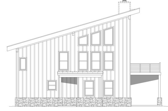 Exterior - Front Elevation 3 for Country House Plan #932-884 - 4 bed, 2.5 bath