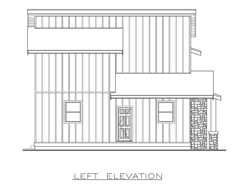 Exterior - Other Elevation for Contemporary House Plan #1100-115 - 3 bed, 2.5 bath