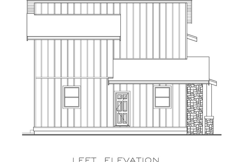 Architectural House Design - Exterior - Other Elevation for Contemporary House Plan #1100-115 - 3 bed, 2.5 bath