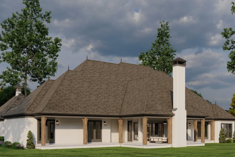 Architectural House Design - Exterior - Other Elevation 1 for European House Plan #17-2387 - 4 bed, 3.5 bath