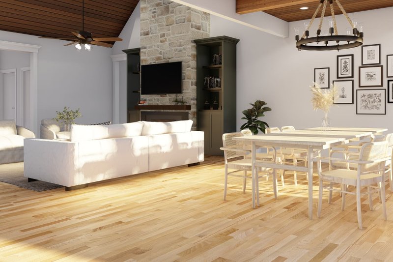 Architectural House Design - Interior - Dining Room for European House Plan #17-2483 - 3 bed, 2 bath
