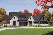 European Style House Plan - 4 Beds 4.5 Baths 3697 Sq/Ft Plan #1096-145 