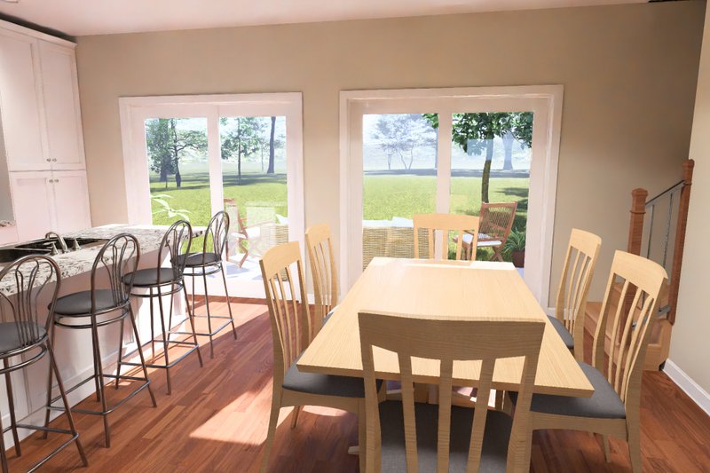 Architectural House Design - Interior - Dining Room 1 for Modern House Plan #513-2463 - 3 bed, 2.5 bath