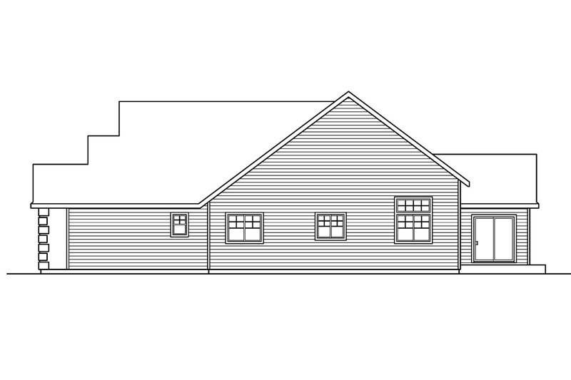 Home Plan - Exterior - Other Elevation 1 for Mediterranean House Plan #124-606 - 3 bed, 2.5 bath