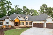 Craftsman Style House Plan - 4 Beds 4 Baths 3869 Sq/Ft Plan #437-104 