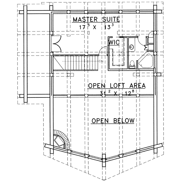 House Plan Design - Traditional Floor Plan - Upper Floor Plan #117-370