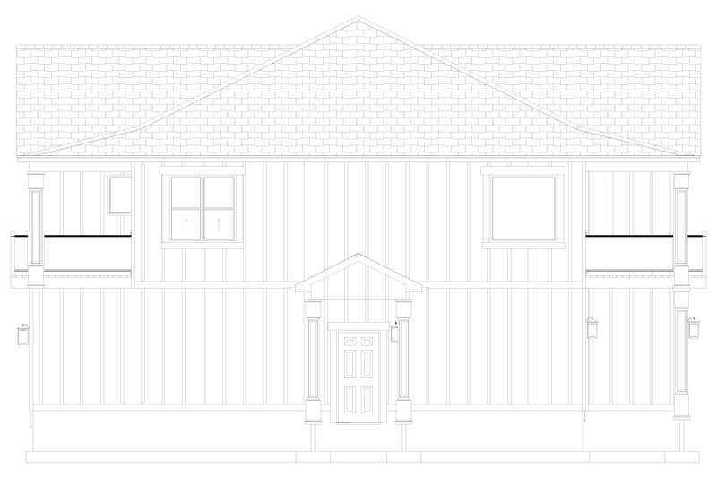 House Plan Design - Exterior - Other Elevation for Barndominium House Plan #1060-371 - 1 bed, 2 bath