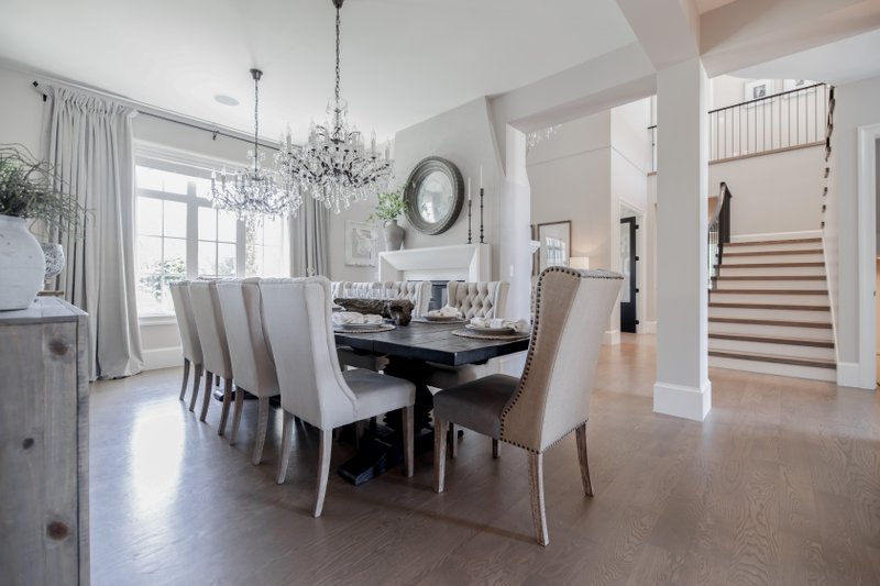 House Blueprint - Interior - Dining Room 2 for European House Plan #1114-19 - 6 bed, 4.5 bath