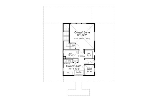 Home Plan - Beach Floor Plan - Upper Floor Plan #938-128
