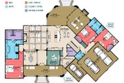 European Style House Plan - 3 Beds 3 Baths 3267 Sq/Ft Plan #63-408 