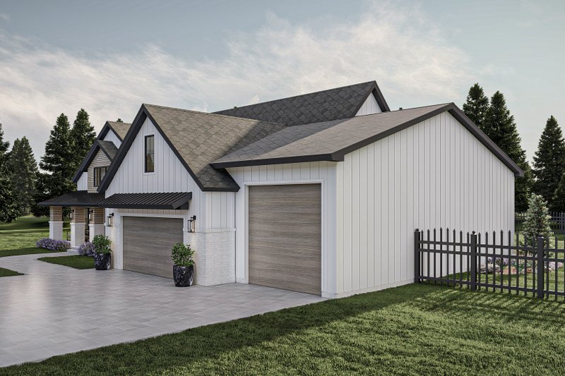 Home Plan - Exterior - Other Elevation 1 for Modern House Plan #455-526 - 3 bed, 2 bath