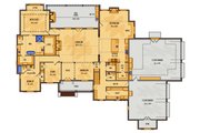 European Style House Plan - 5 Beds 4.5 Baths 4439 Sq/Ft Plan #1081-35 