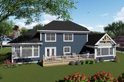 Craftsman Style House Plan - 4 Beds 2.5 Baths 2904 Sq/Ft Plan #70-1428 