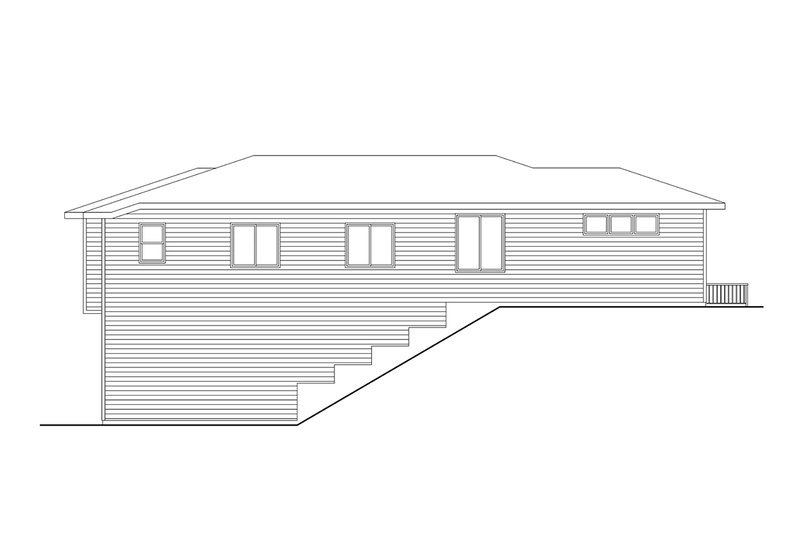 Home Plan - Exterior - Other Elevation 1 for Traditional House Plan #124-1403 - 3 bed, 2 bath