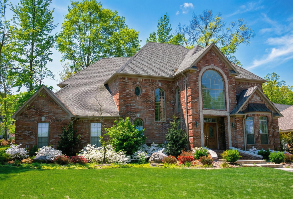 Exterior - Front Elevation 2 for European House Plan #17-239 - 3 bed, 2.5 bath
