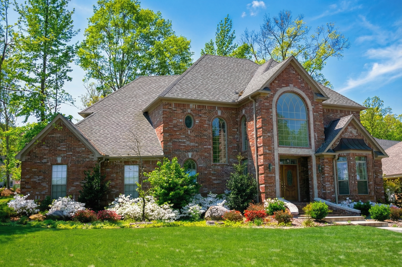 Exterior - Front Elevation 2 for European House Plan #17-239 - 3 bed, 2.5 bath