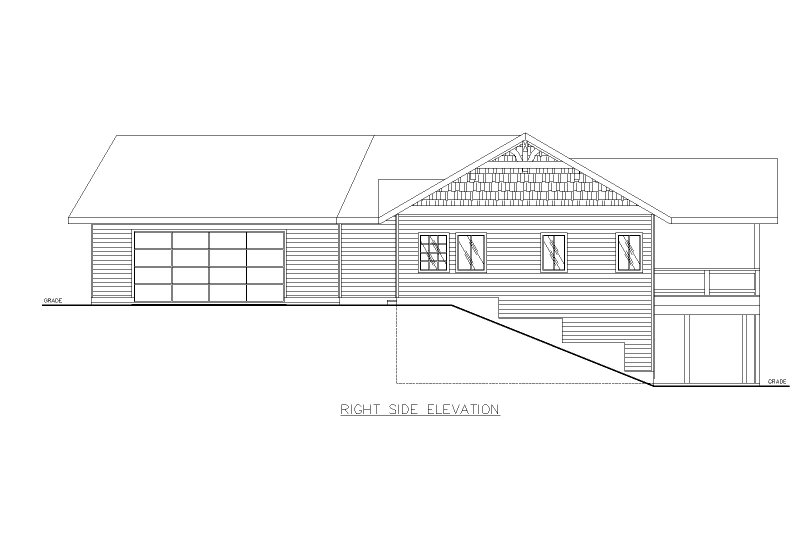 Architectural House Design - Exterior - Other Elevation for Craftsman House Plan #117-1083 - 3 bed, 2.5 bath