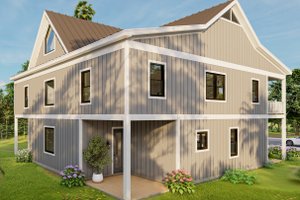 Exterior - Other Elevation for Beach House Plan #932-1110 - 2 bed, 3 bath