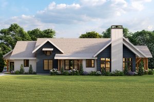 Farmhouse Exterior - Front Elevation Plan #124-1363