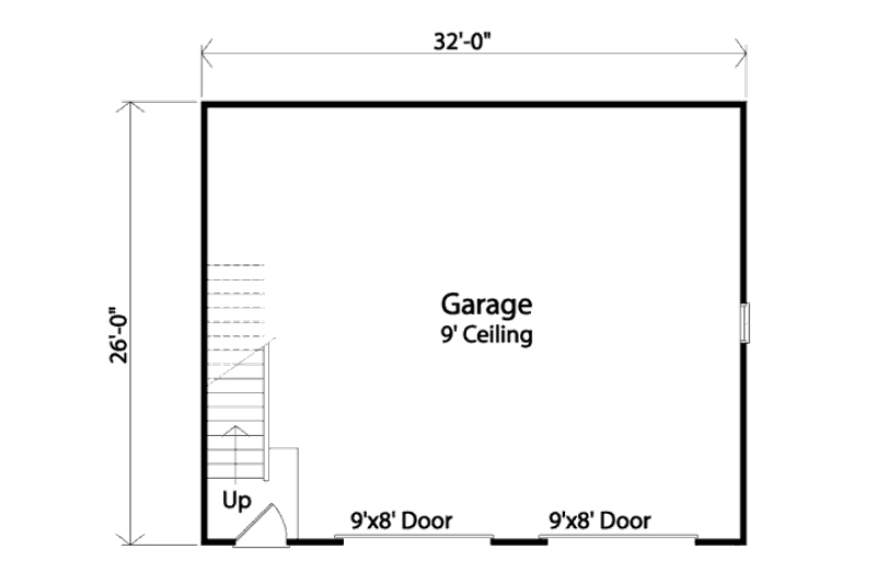 Dream House Plan - Floor Plan - Main Floor for Country House Plan #22-419, 0 bath