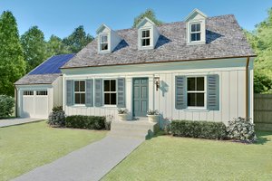 Colonial Exterior - Front Elevation Plan #489-7