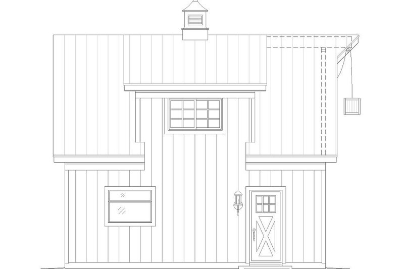 House Blueprint - Exterior - Other Elevation for Country House Plan #932-230, 0 bath