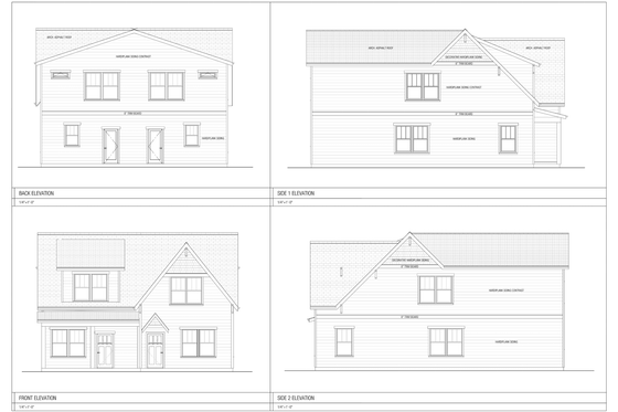 Exterior - Other Elevation for Country House Plan #461-90 - 6 bed, 4.5 bath