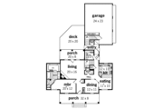 Southern Style House Plan - 3 Beds 2.5 Baths 2024 Sq/Ft Plan #45-198 