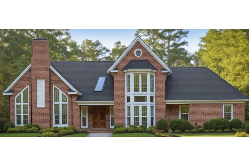 House Plan Design - Traditional Exterior - Front Elevation Plan #3-338