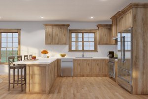 Interior - Kitchen 1 for Country House Plan #923-406 - 3 bed, 2.5 bath