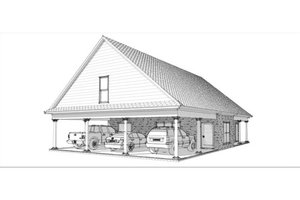 Traditional Exterior - Front Elevation Plan #63-340