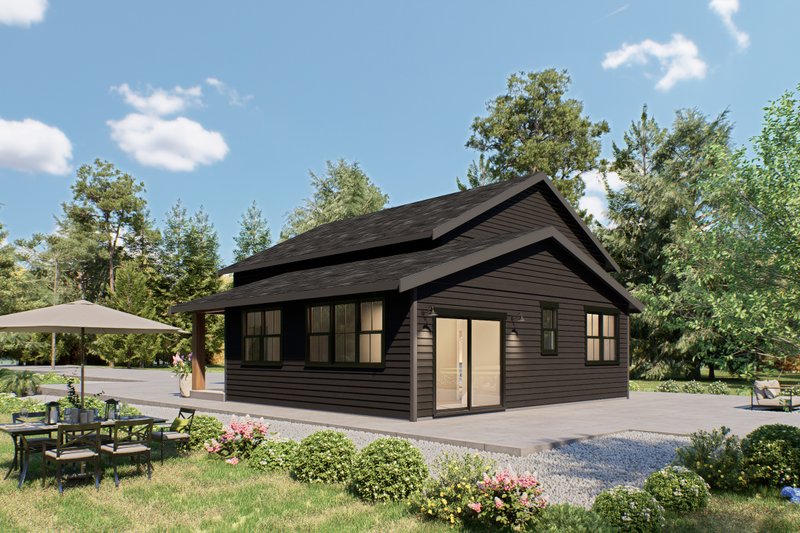 House Blueprint - Exterior - Other Elevation 2 for Barndominium House Plan #1070-270 - 1 bed, 1 bath