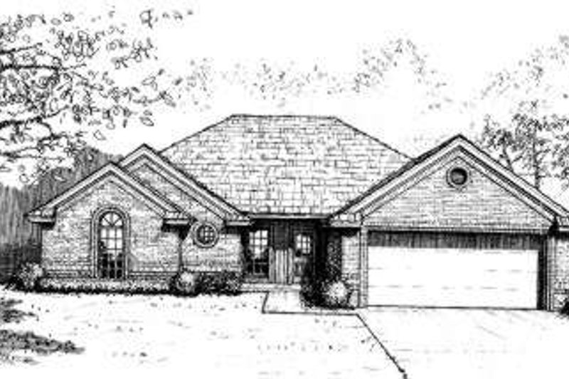 Exterior - Front Elevation 2 for Traditional House Plan #310-127 - 4 bed, 2 bath