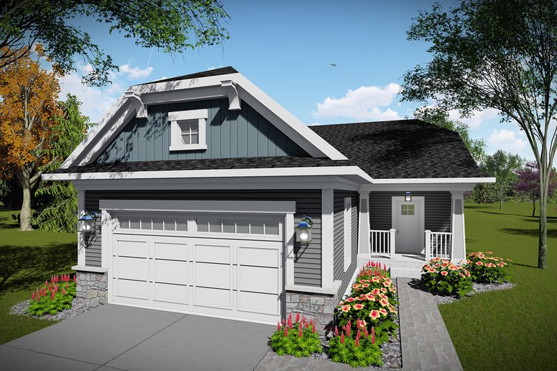 Ranch Style House Plan - 2 Beds 2 Baths 1490 Sq/Ft Plan #70-1483 ...