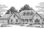 European Style House Plan - 2 Beds 2.5 Baths 3336 Sq/Ft Plan #70-507 